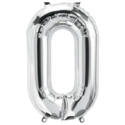 34" SILVER NUMBER MYLAR/FOIL BALLOON
