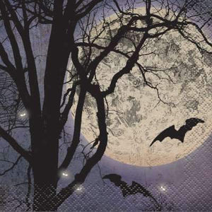 Spooky Night Beverage Napkins  16ct