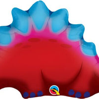 21" Cute and Colorful Stegosaurus Foil Balloon
