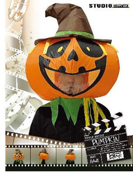 Photo Real Pumpkin Inf Bobble Head