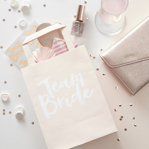 Ginger Ray Team Bride  Party Bags With Handles  5 ct. 
