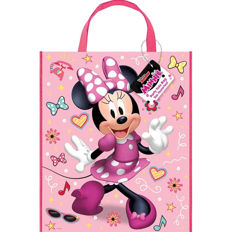 Disney Iconic Minnie Mouse Tote Bag 13"X11"