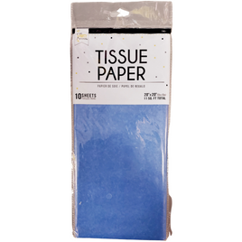 TISSUE 10 PACK 20"X20" - ROYAL BLUE