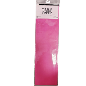 TISSUE 10 PACK 20"X20" - HOT PINK