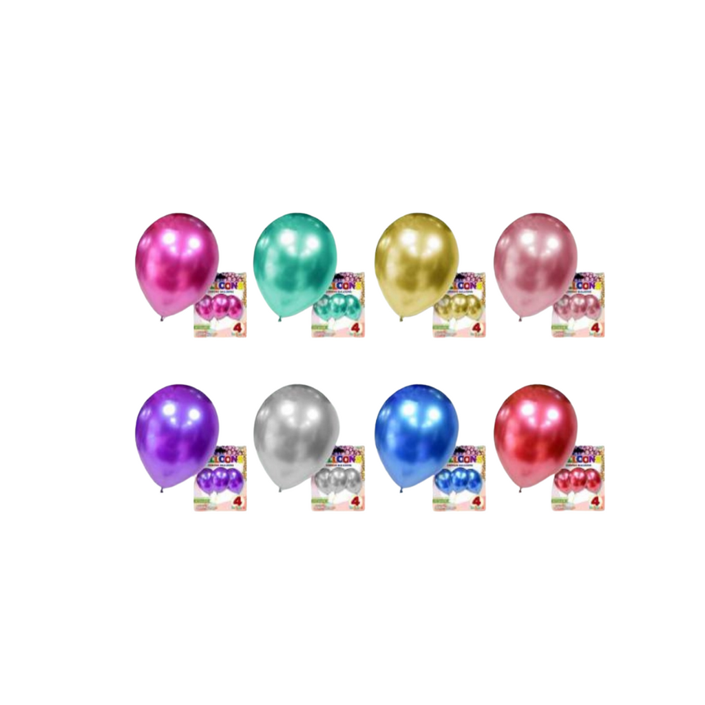 12" Chrome Balloons