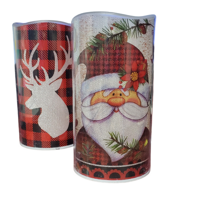 Christmas Led Candle Assorted