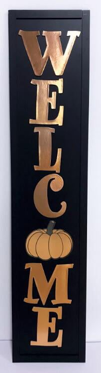 48" WELCOME FLOOR SIGN LEAN OR HANG