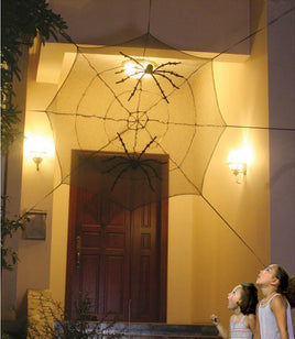 6' CHEESE CLOTH SPIDER WEB