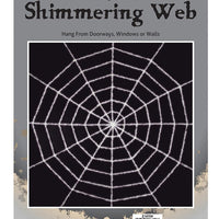 10' SHIMMERING WEB - WHITE