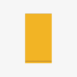 16 PK Yellow with Gold Stripe Guest Paper Napkins