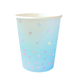 9 oz. Blue Iridescent Cup 10 ct. 