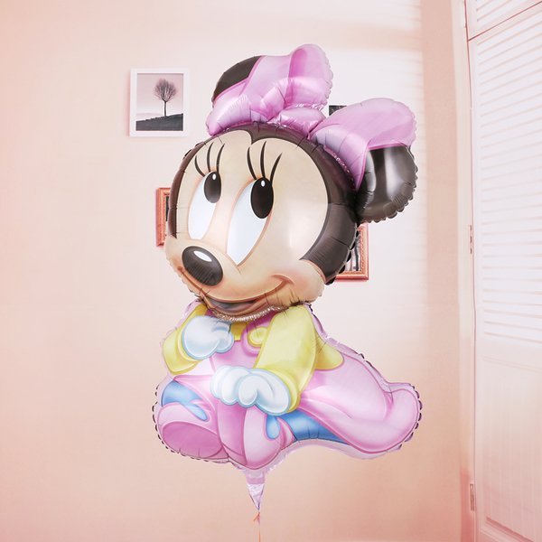 33" Baby Minnie Mouse Shaped Foil Balloon