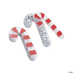 CANDY CANE SHAPED CONTAINER