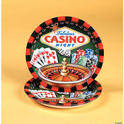 Casino Night Paper Lunch Plates 8ct.