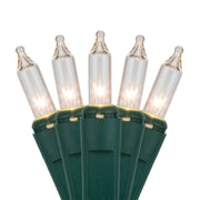 Clear Bulb Green Wire Light Set