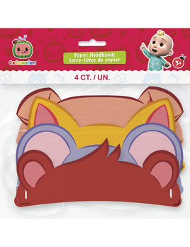 Assorted Cocomelon Elastic Headband 4 ct.