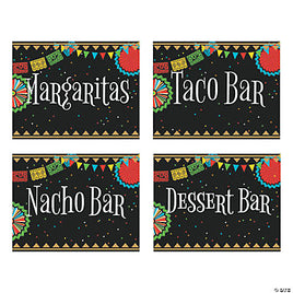 Fiesta Party Food Signs
