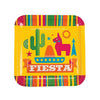 9in. Fiesta Party Square Dinner Plates 8 ct.