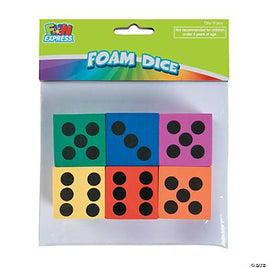 FOAM DICE 6PC