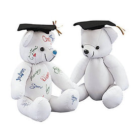 Autograph Graduation Stuffed Bear