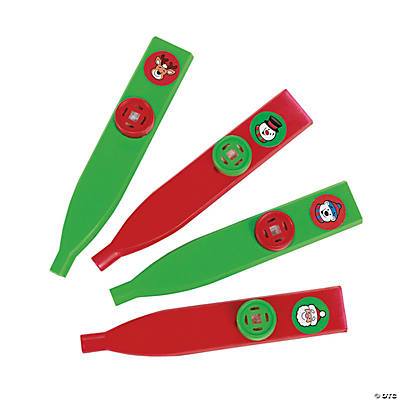 HOLIDAY KAZOOS 6PCS