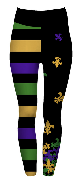 Fleur De Lis & Stripes