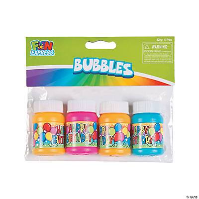 Birthday Bubbles 4pcs.