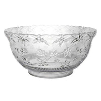 12 qt. Embossed Punch Bowls - Clear  1 CT.