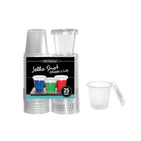 2 oz. Jello Shots With Lids - Clear 25 Ct.