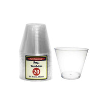 9 oz. Tumblers - Clear 20 Ct.