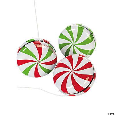 METAL PEPPERMINT YO-YOS 4PC