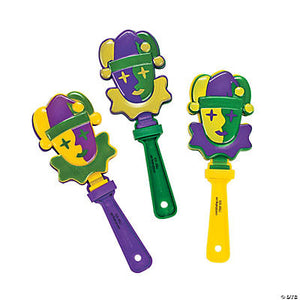 Mardi Gras Jester Hand Clapper