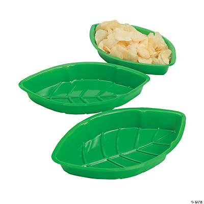 Plastic Palm Leaf Serving Container