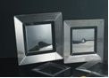 9.5" CRYSTAL CLEAR SQUARE PLATE 8 CT
