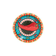 7in. Southwest Chilies Dessert Plates 8 ct.