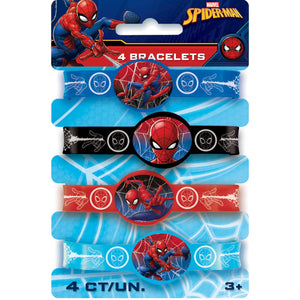 Spider-Man Stretchy Bracelets  4ct.