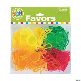 Transparent Whistles 12pcs.