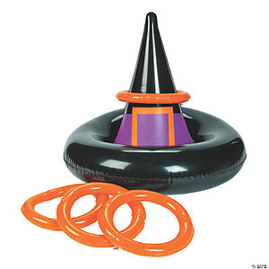 Inflatable Witches Hat Ring Toss Game
