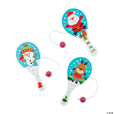 Winter Holiday Paddleball Games