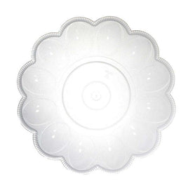 9.5" Egg Dishes - Clear